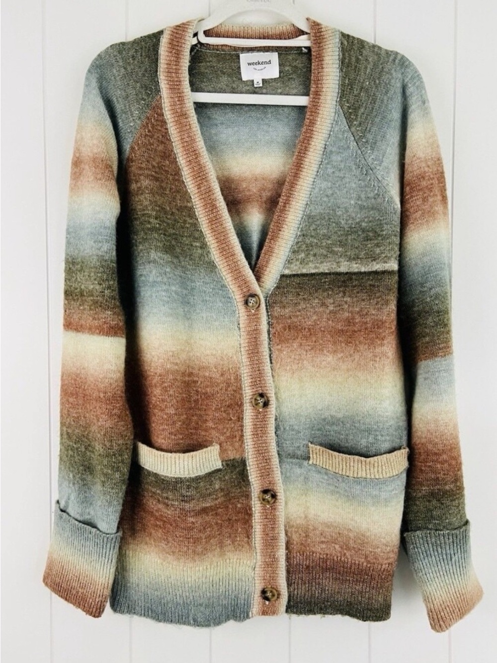 Fall into Autumn Ombre Cardigan
